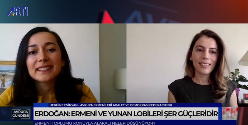 You are currently viewing EAFJD Executive director Heghine Evinyan‘s interview to the Turkish ARTI TV