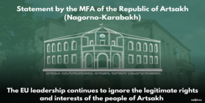 Read more about the article Statement by MFA of Artsakh (Nagorno-Karabakh) on the Remarks Made by the President of the European Council Following the Trilateral Meeting in Brussels