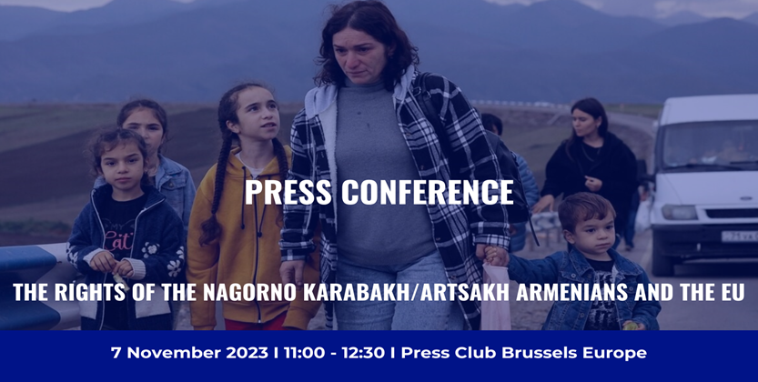You are currently viewing PRESS CONFERENCE  – The Rights of the Nagorno Karabakh/Artsakh Armenians and the EU