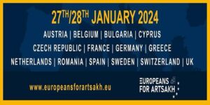 Read more about the article The Movement “Europeans for Artsakh” Mobilizes Across Europe on 27-28 January