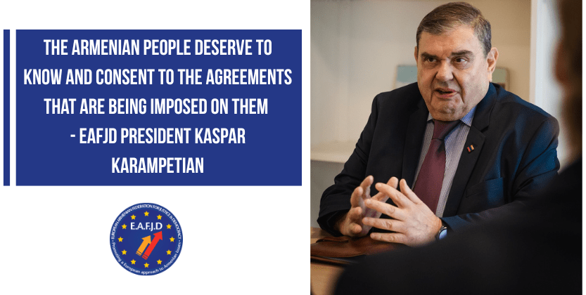 The Armenian people deserve to know and consent to the agreements that are being imposed on them