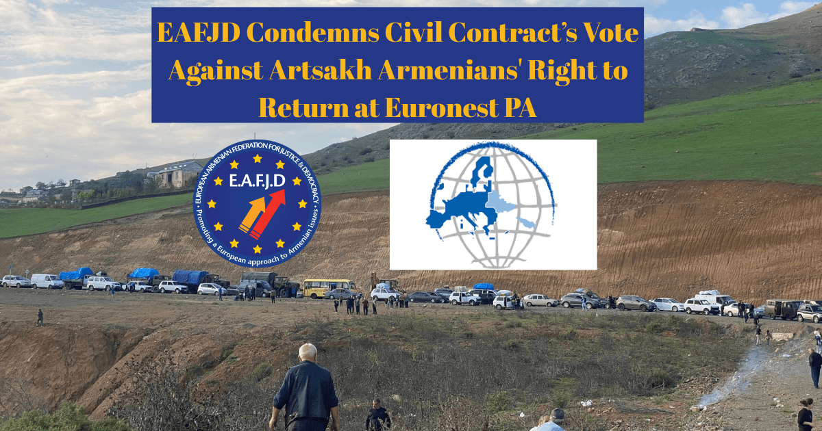 You are currently viewing “The fact that Civil Contract worked to block a resolution for the return of refugees, an issue even some European members sought to champion, is an appalling new low.”